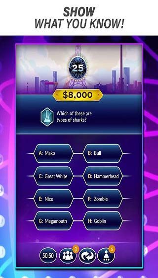millionaire trivia game